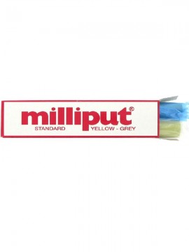 Cola Milliput p/ Corais e outros 113.4 g Amarela/Cinza