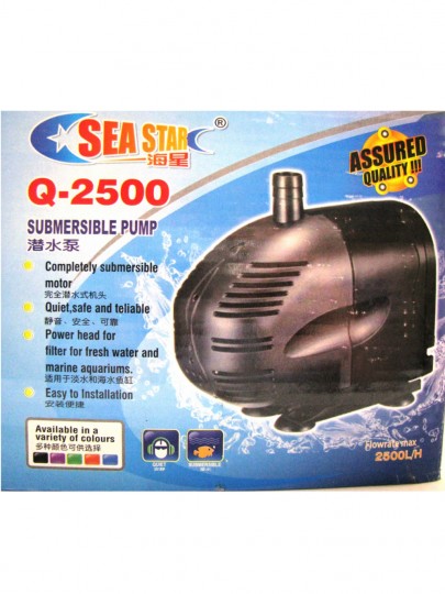 Bomba Seastar Q-2500 L/H - Eleva ate 250 cm - 50W